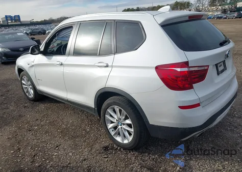 2015 BMW X3 xDrive28D z USA, uszkodzony, nr VIN 5UXWY3C56F0E96234